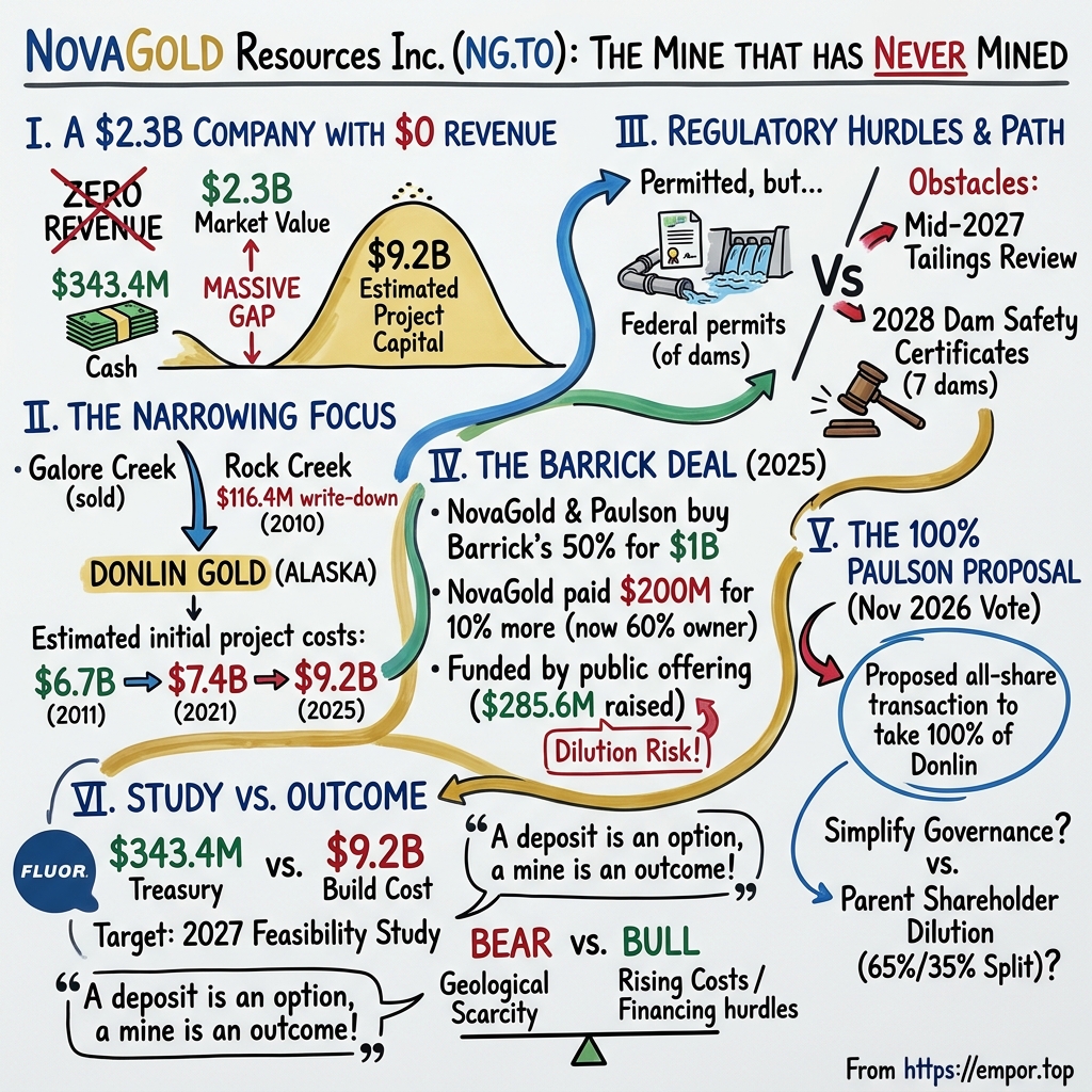 NovaGold Resources visual story map