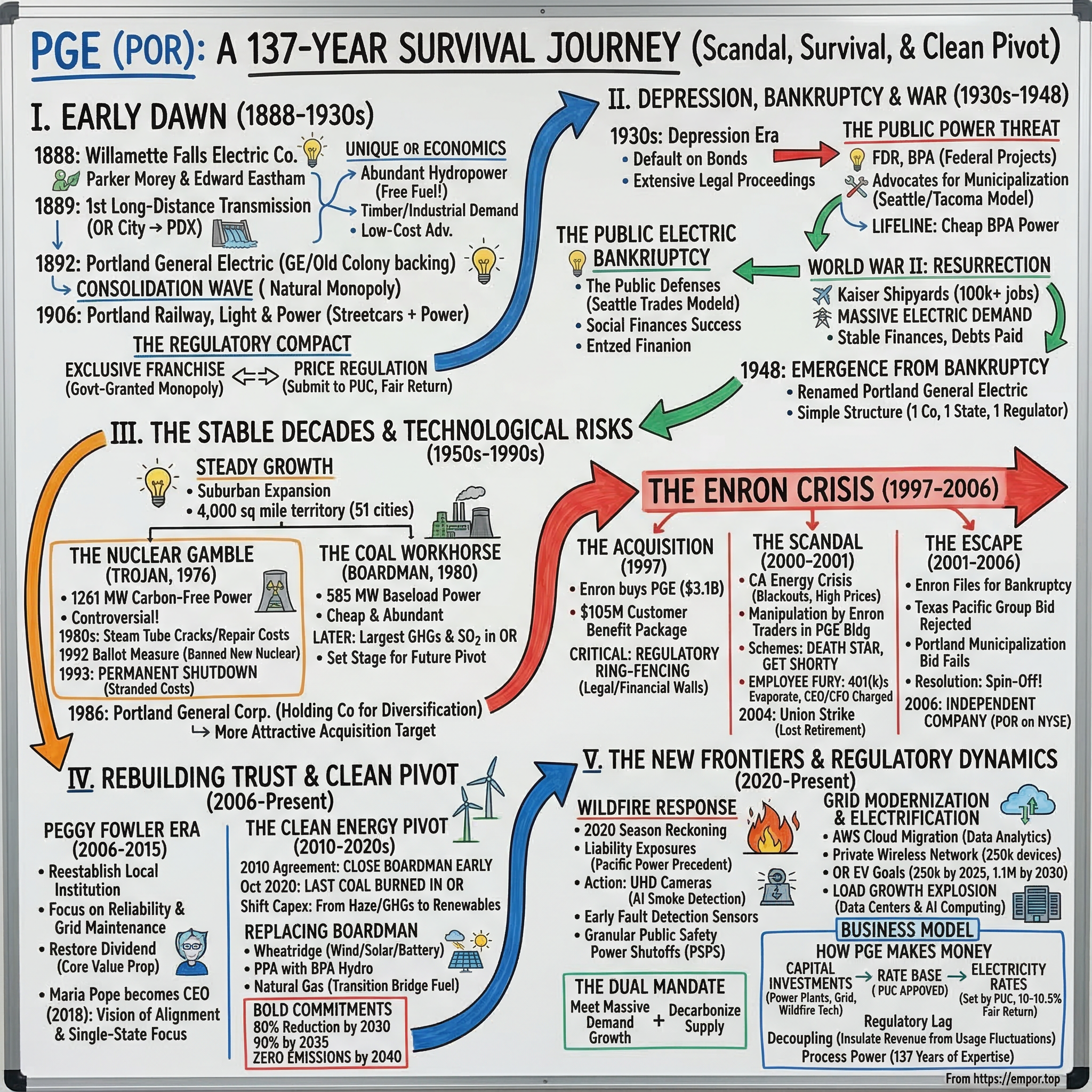 Portland General Electric visual story map