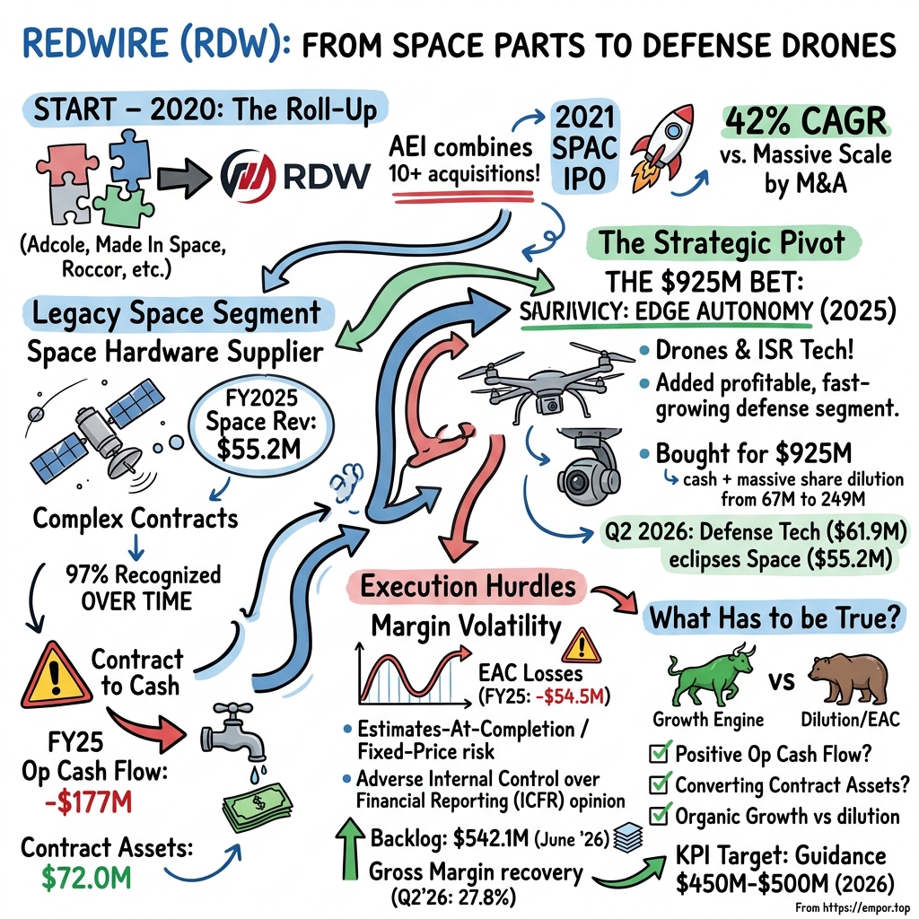 Redwire visual story map