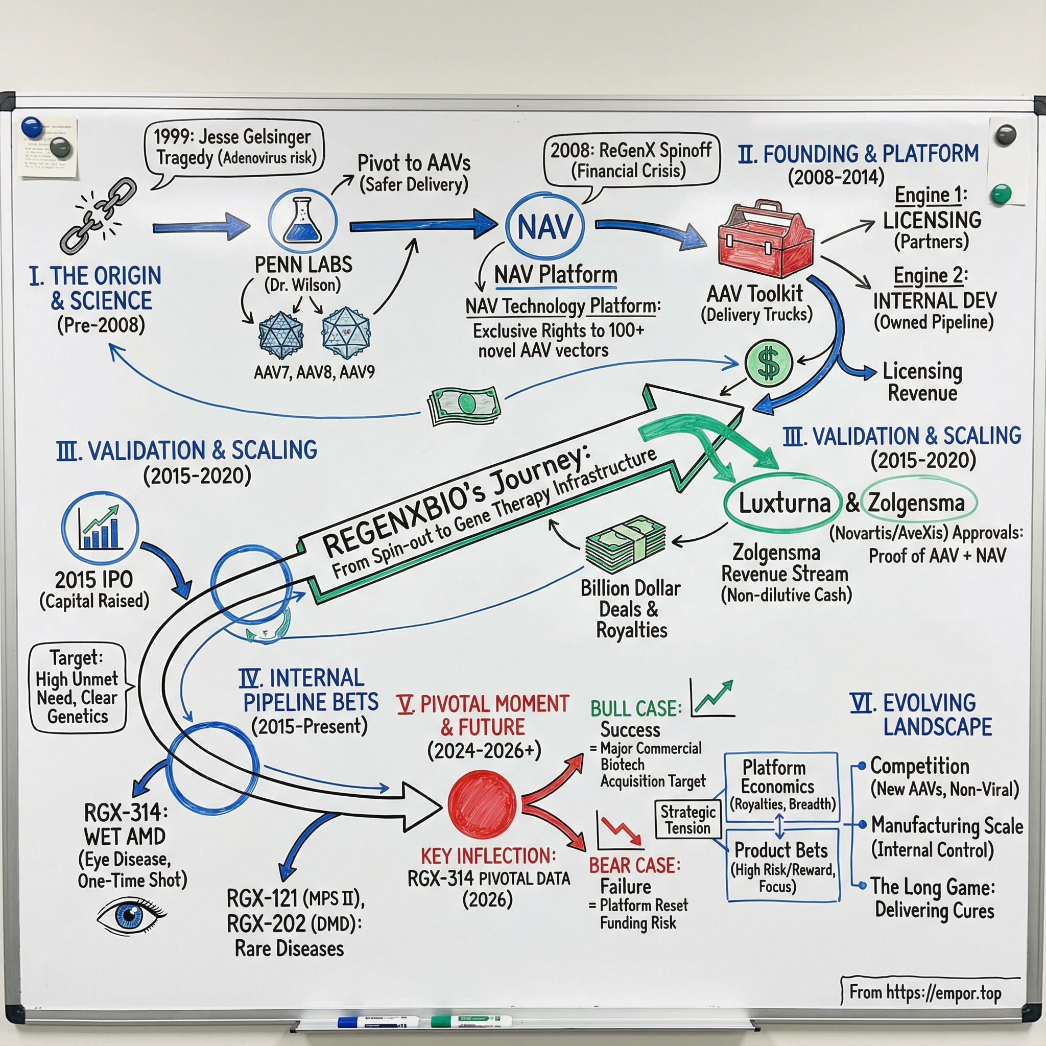 Regenxbio visual story map