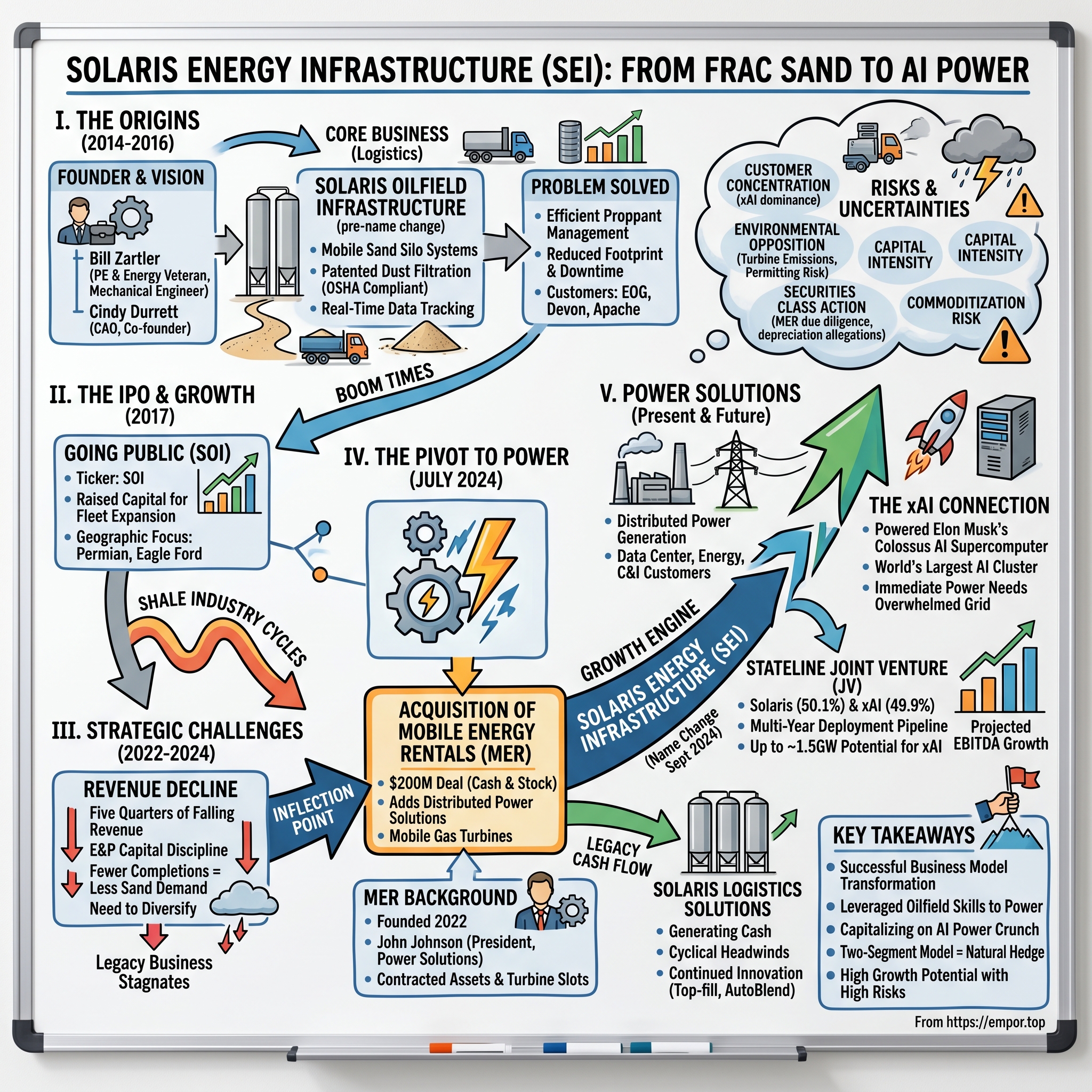 Solaris Energy Infrastructure visual story map