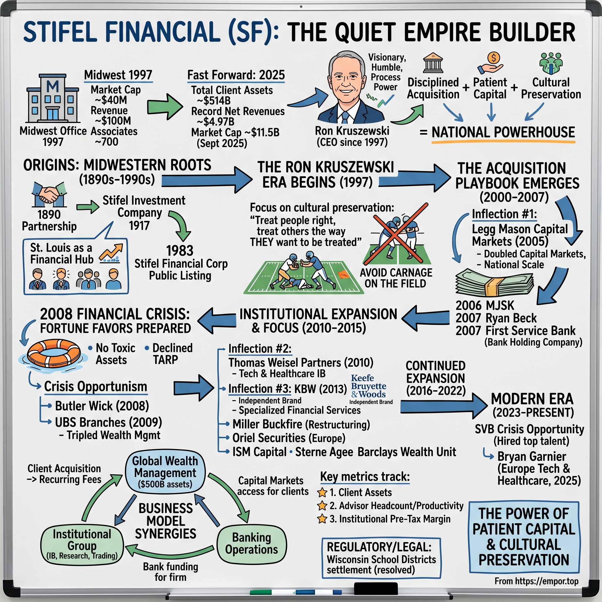 Stifel Financial visual story map