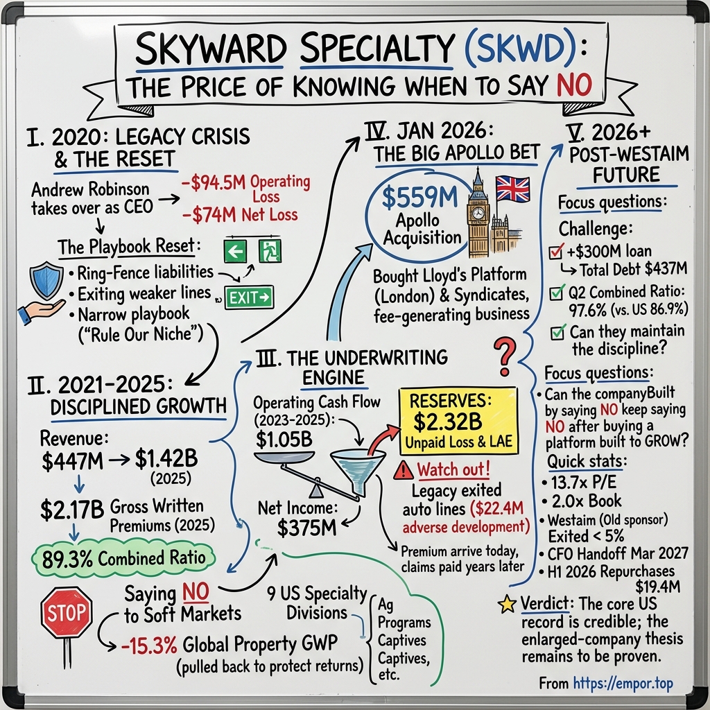 Skyward Specialty Insurance Group visual story map
