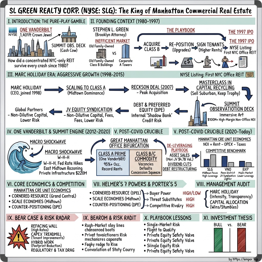 SL Green Realty visual story map