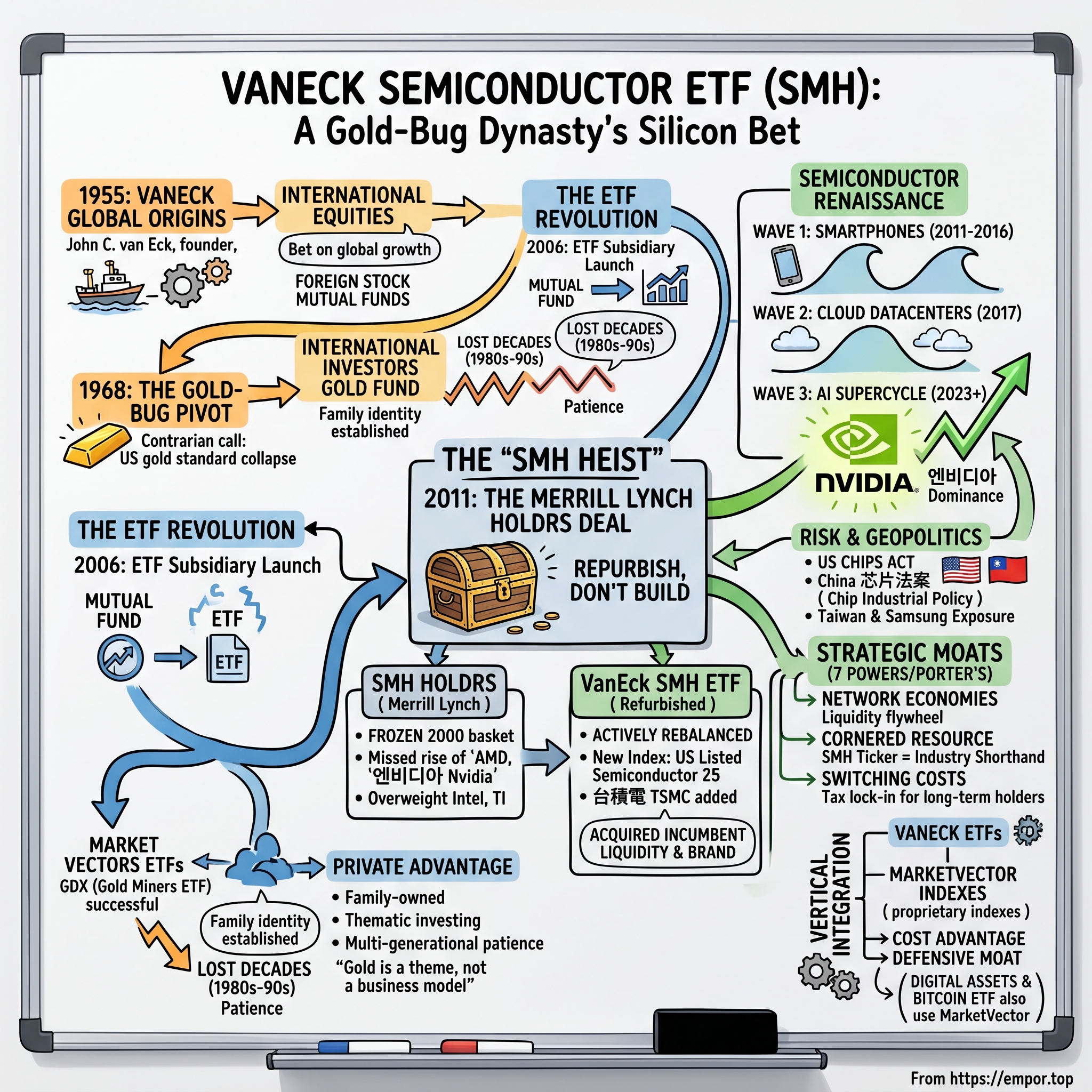 VanEck Semiconductor ETF visual story map
