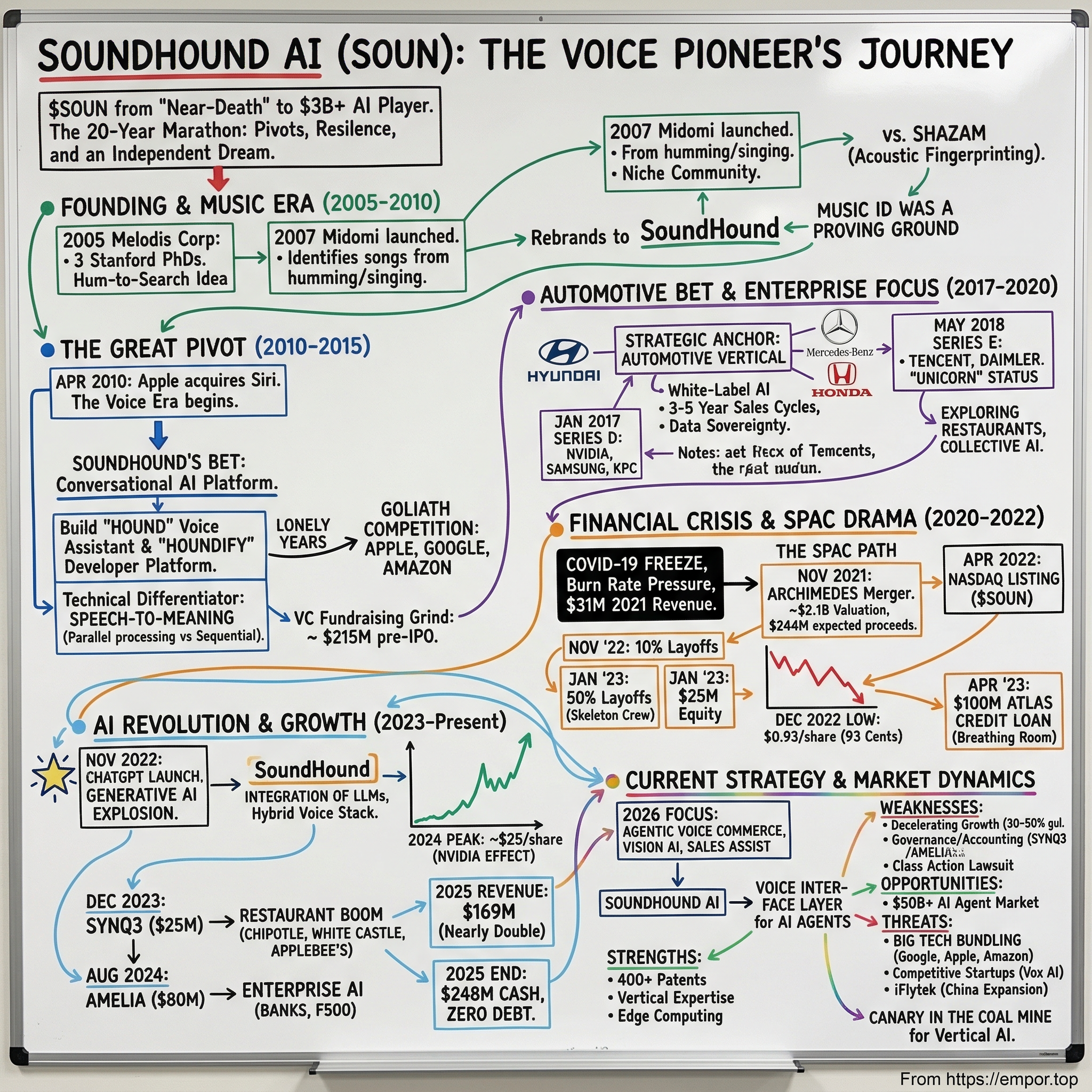 SoundHound AI visual story map