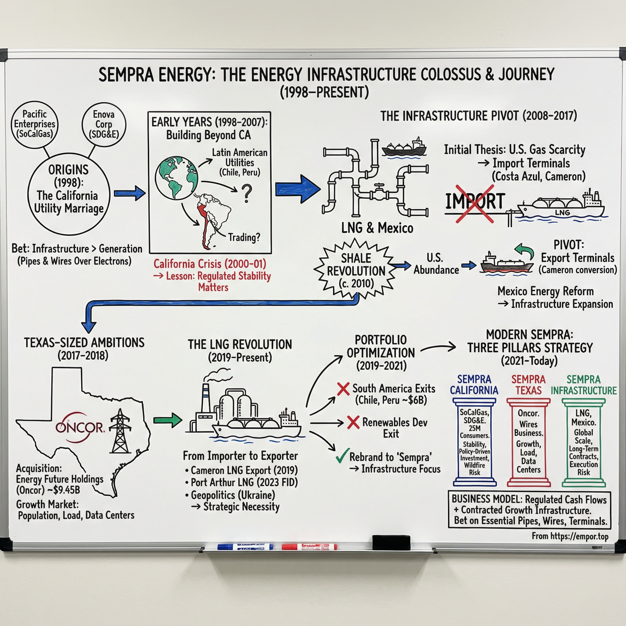 Sempra visual story map