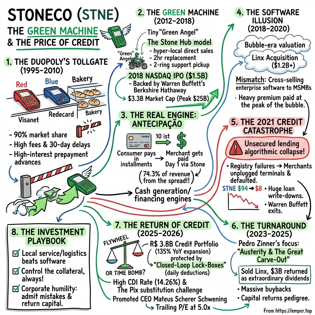 StoneCo visual story map