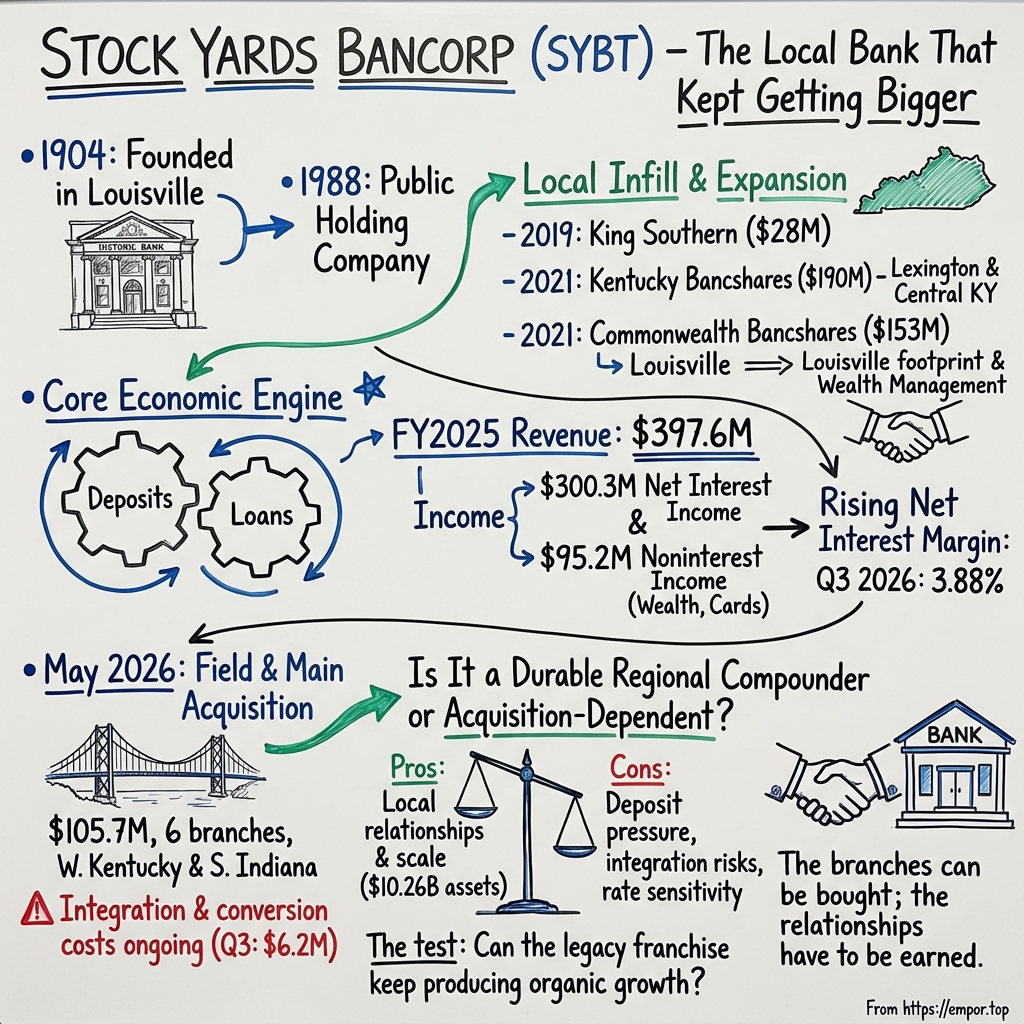 Stock Yards Bancorp visual story map