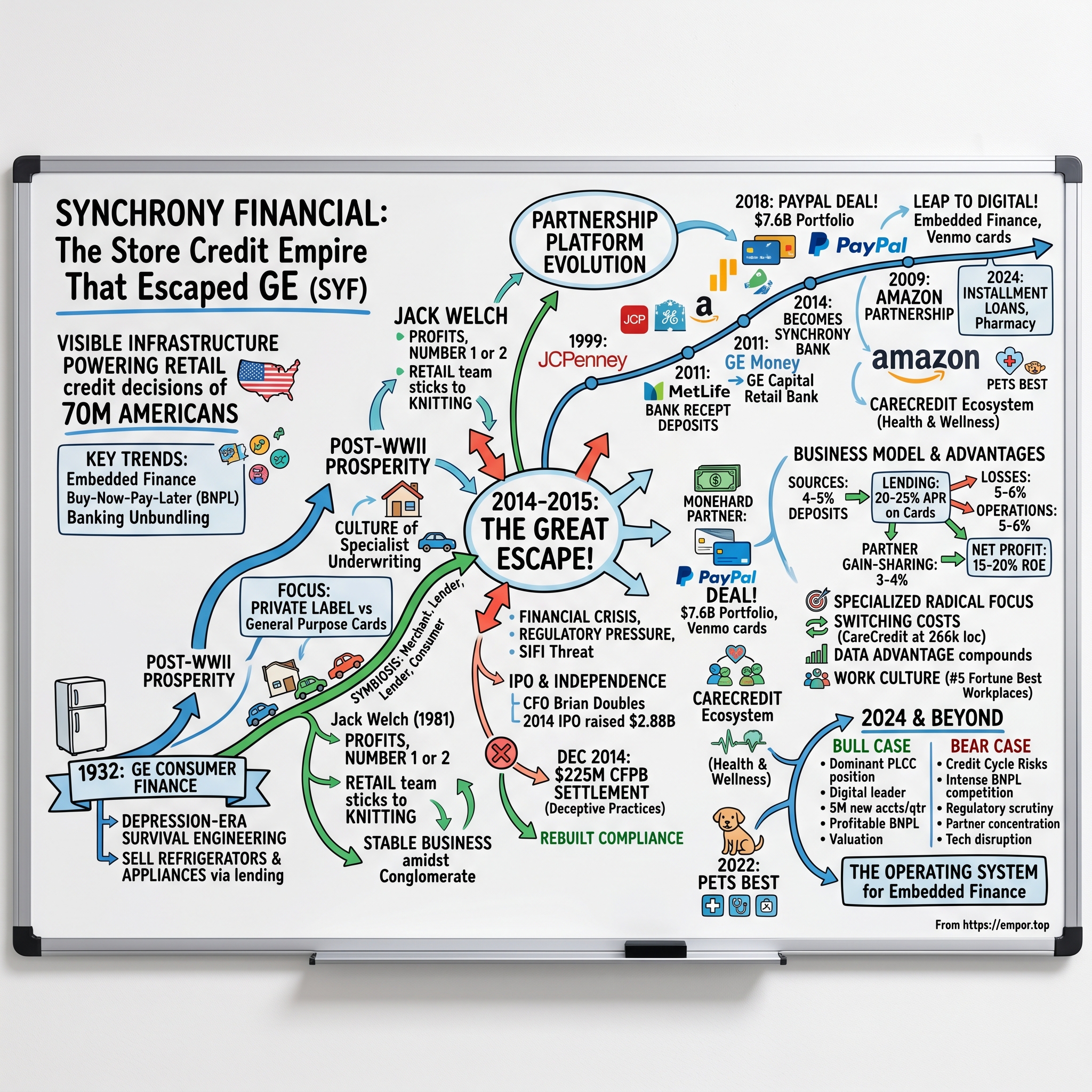 Synchrony visual story map