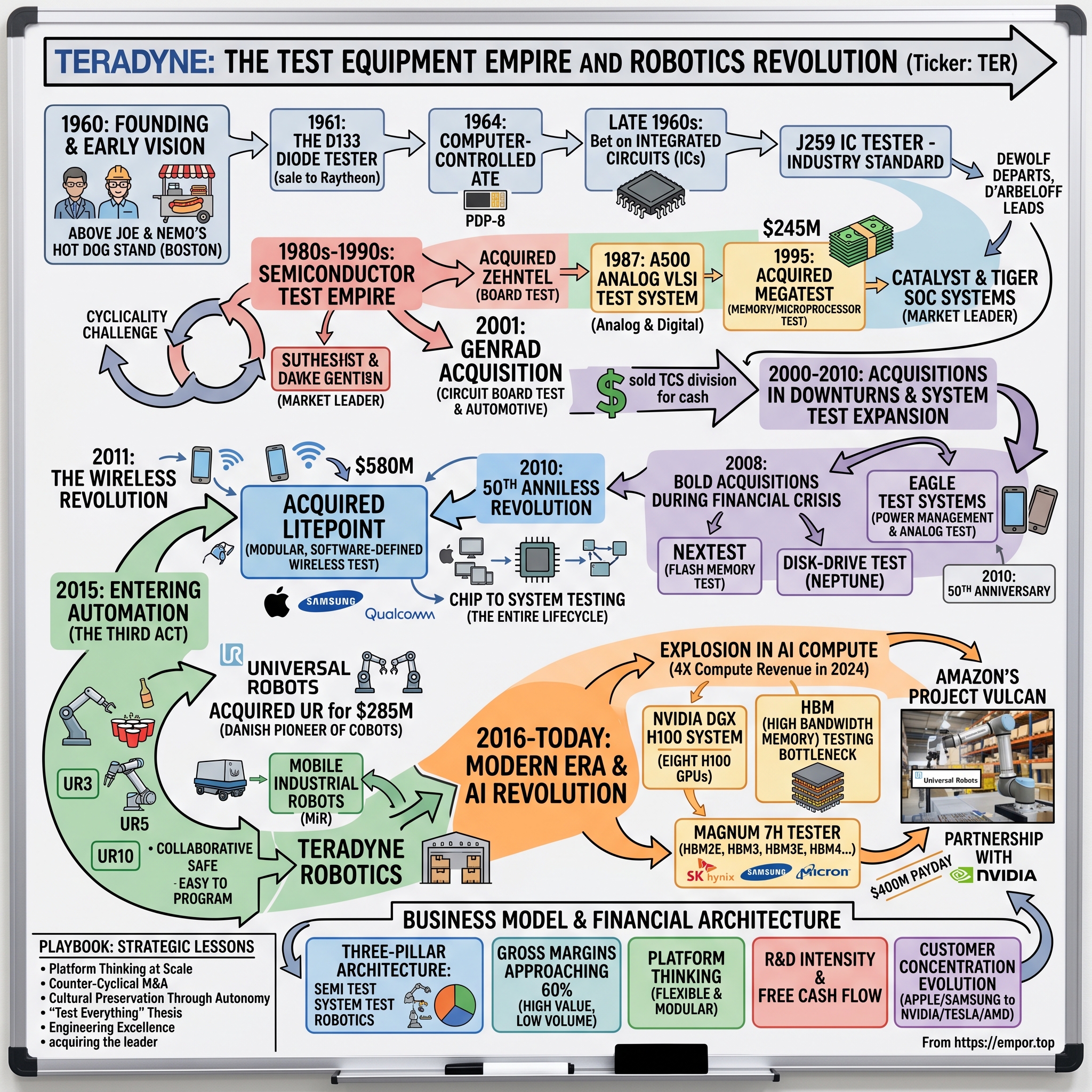 Teradyne visual story map