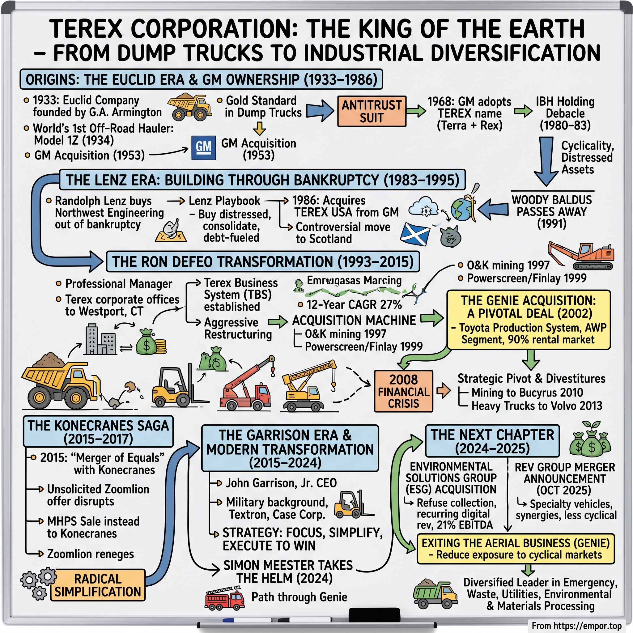 Terex visual story map