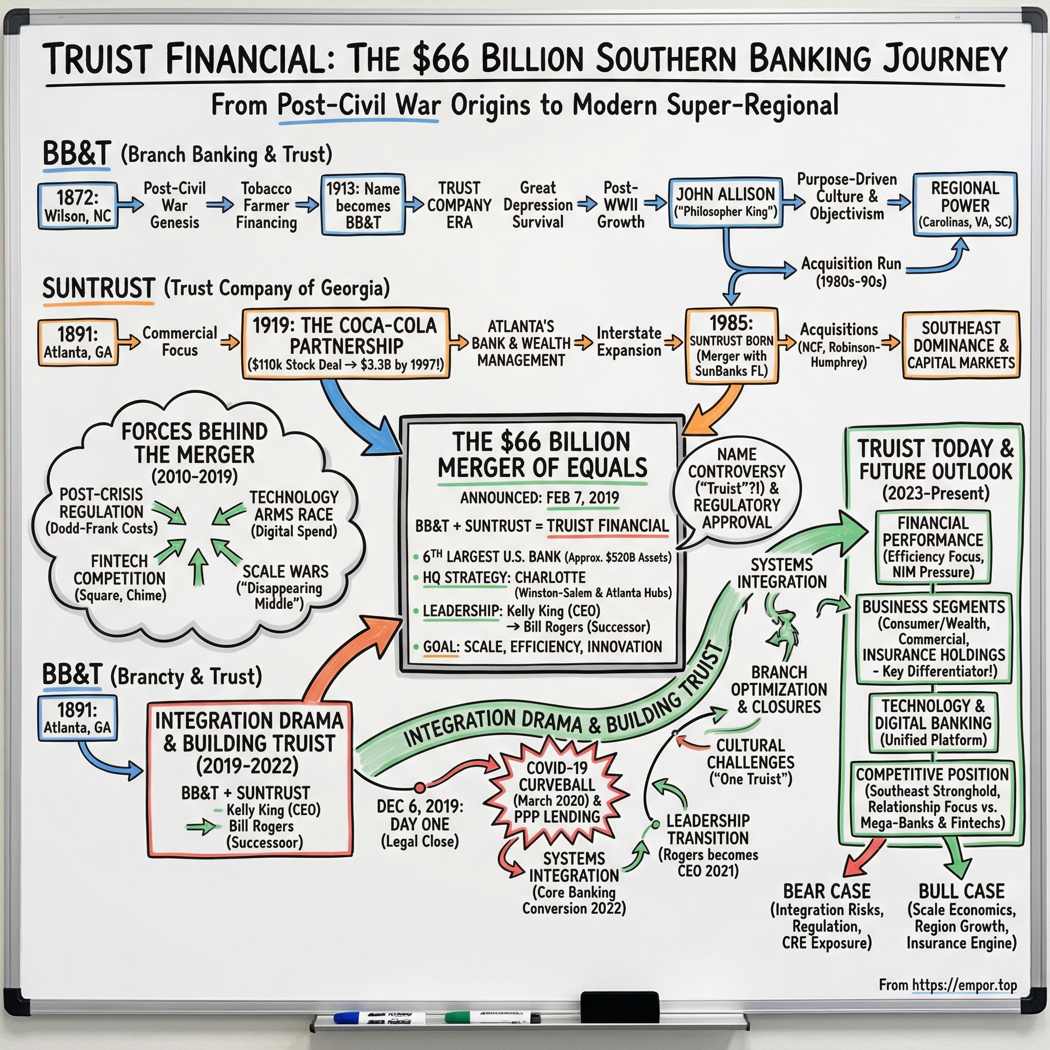 Truist Financial visual story map