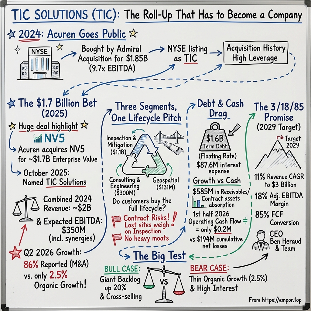 TIC Solutions visual story map