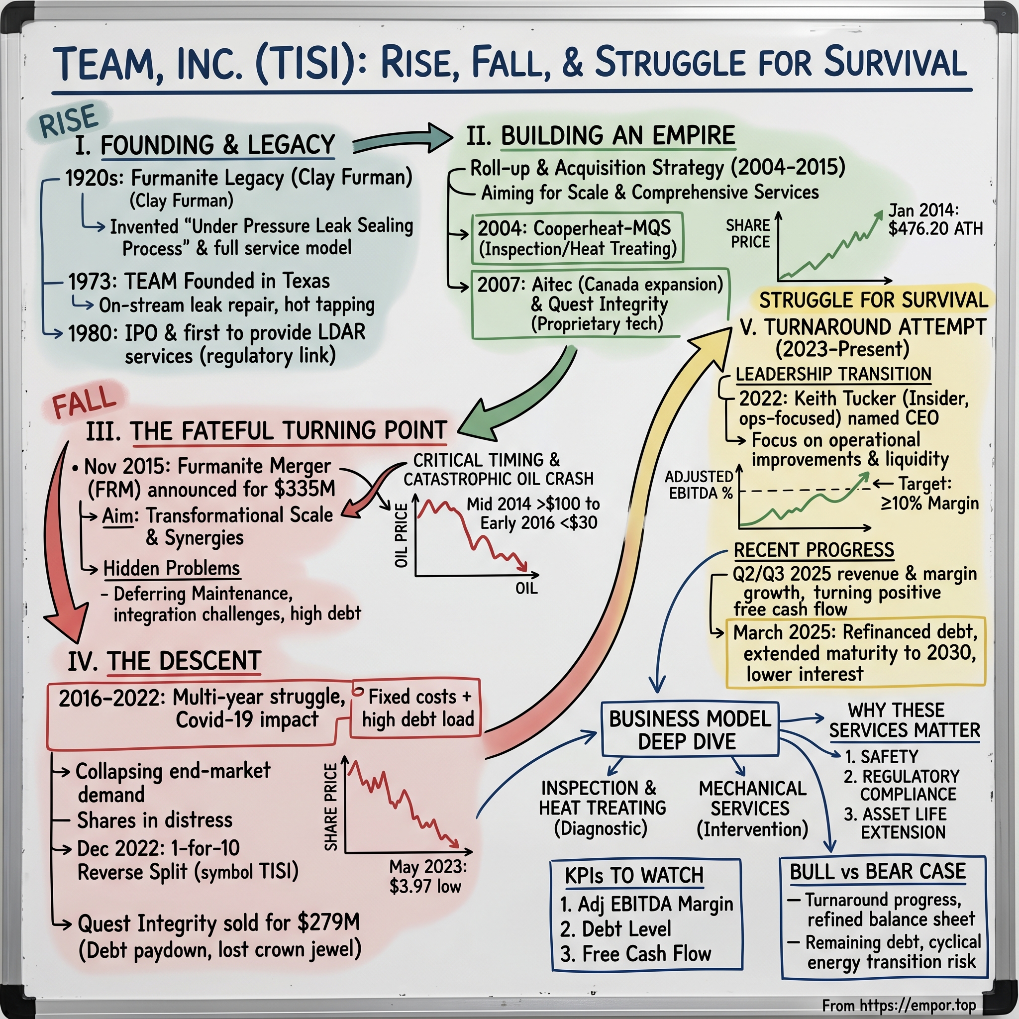 Team visual story map