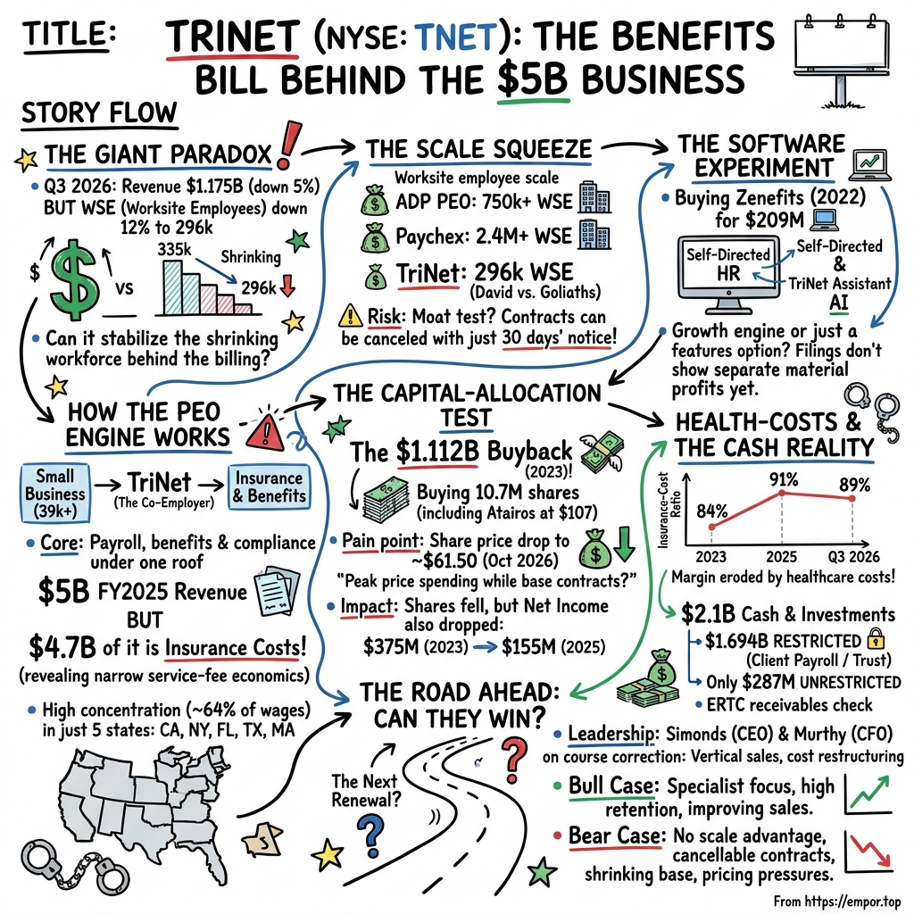 TriNet Group visual story map
