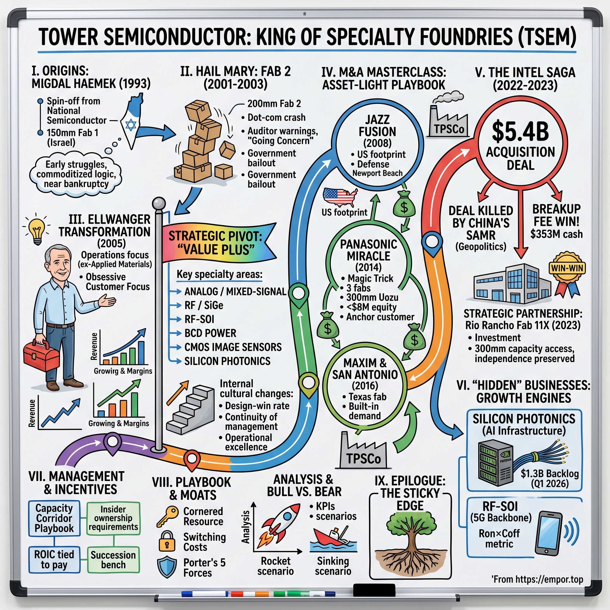 Tower Semiconductor Ltd. visual story map