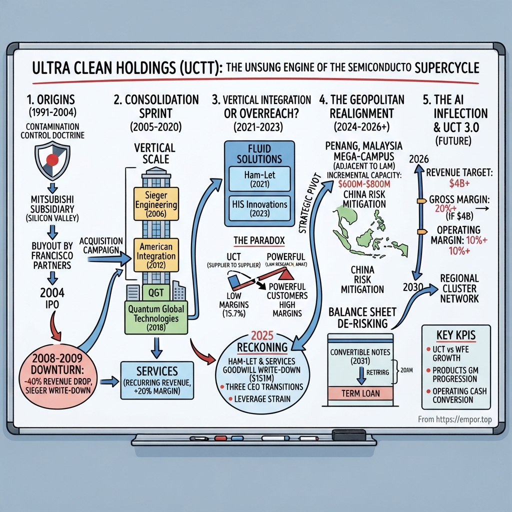 Ultra Clean Holdings visual story map