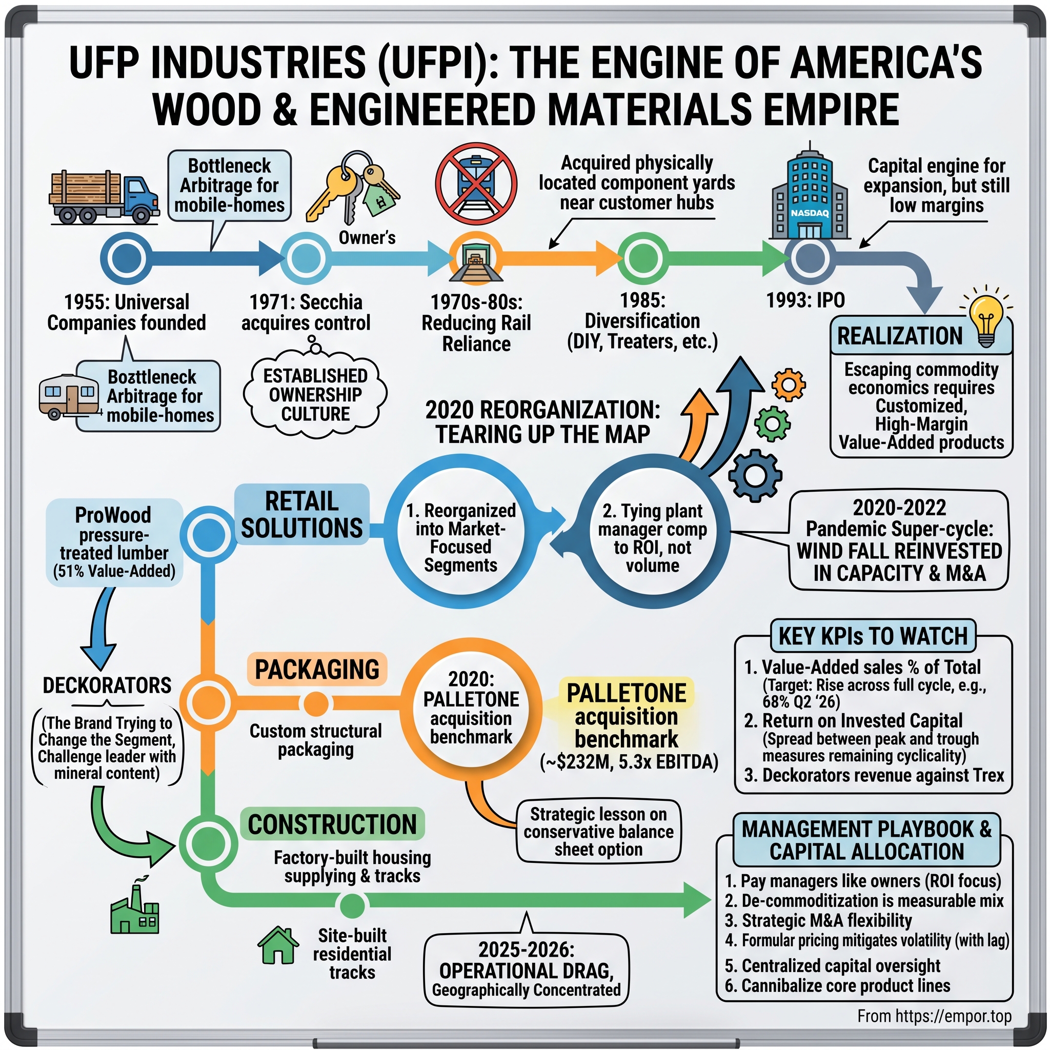 UFP Industries visual story map