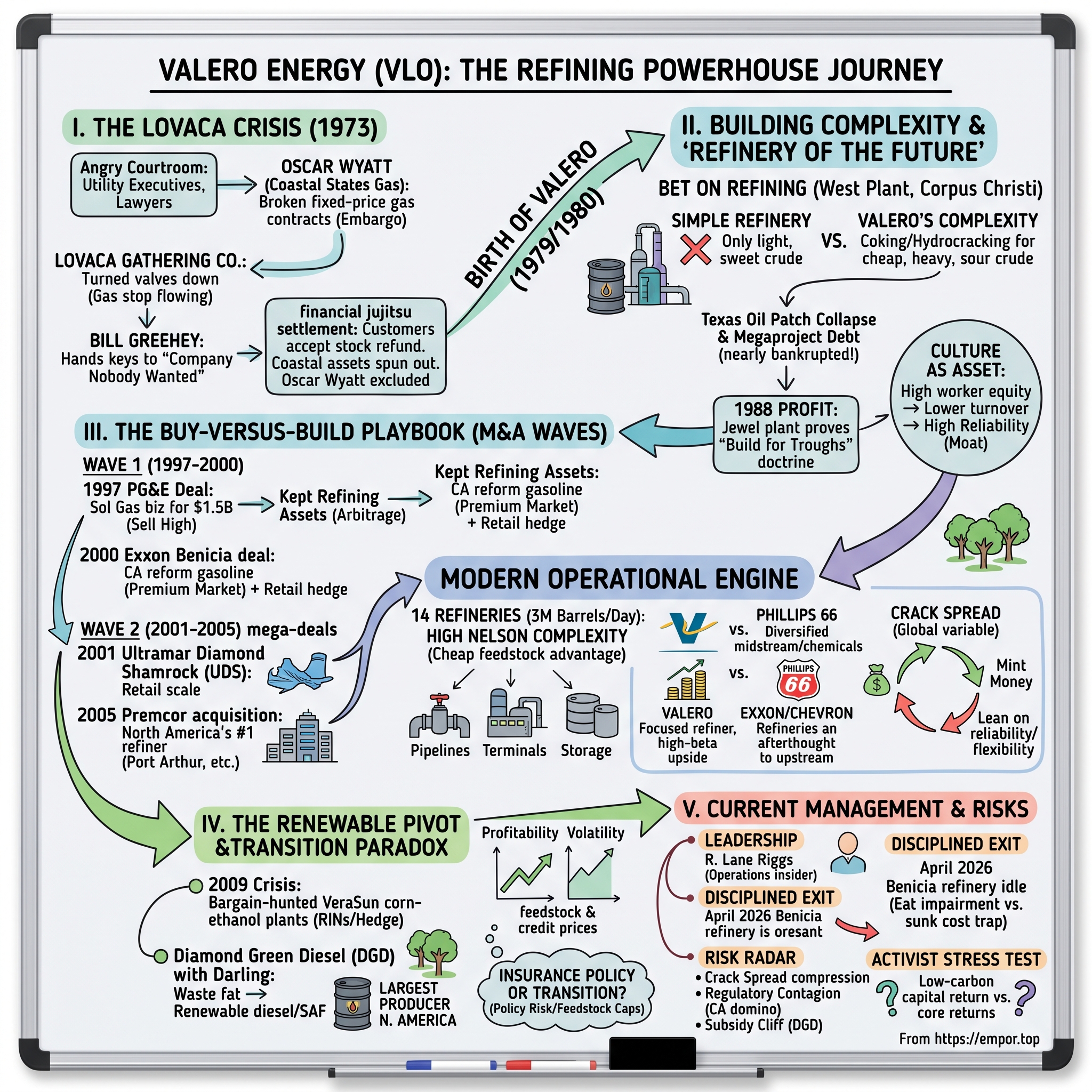 Valero Energy visual story map