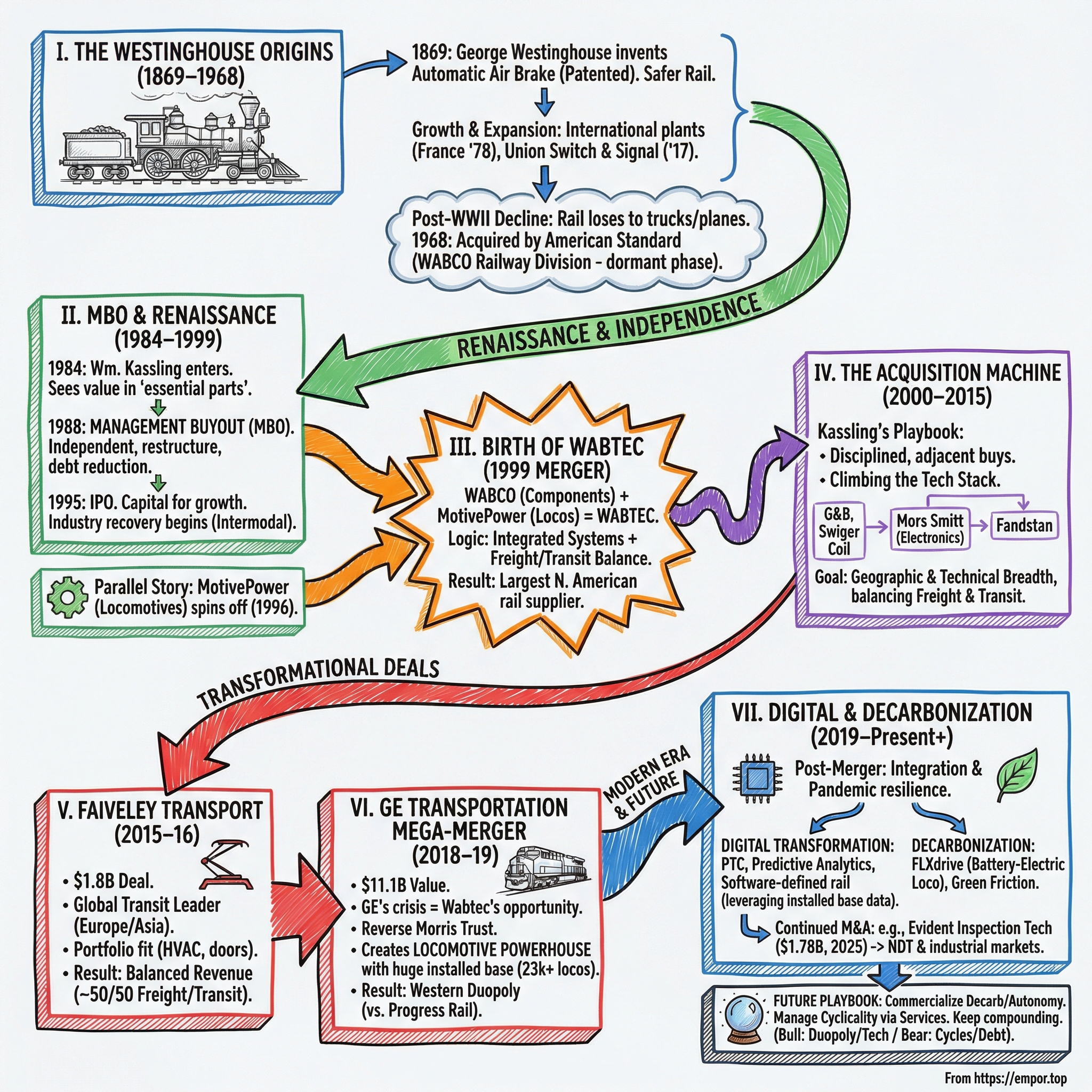 Wabtec visual story map
