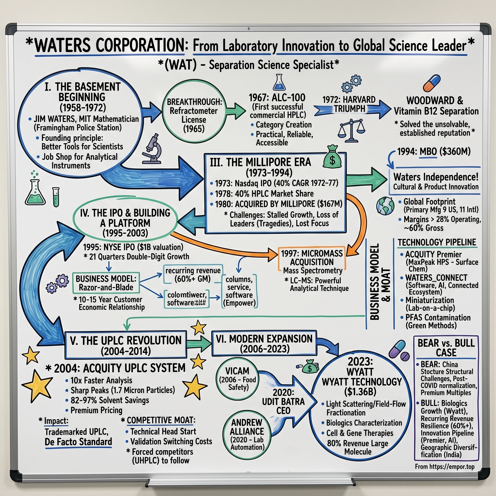 Waters visual story map