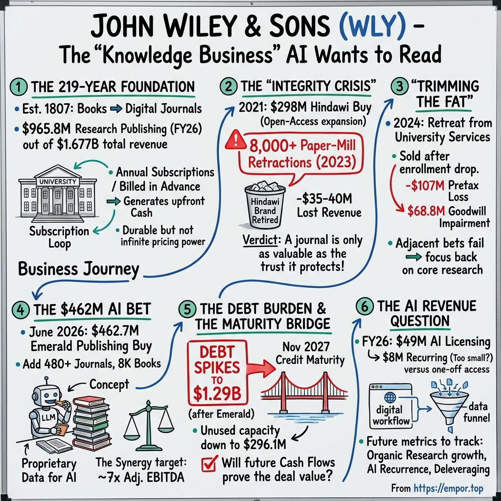 John Wiley & Sons visual story map