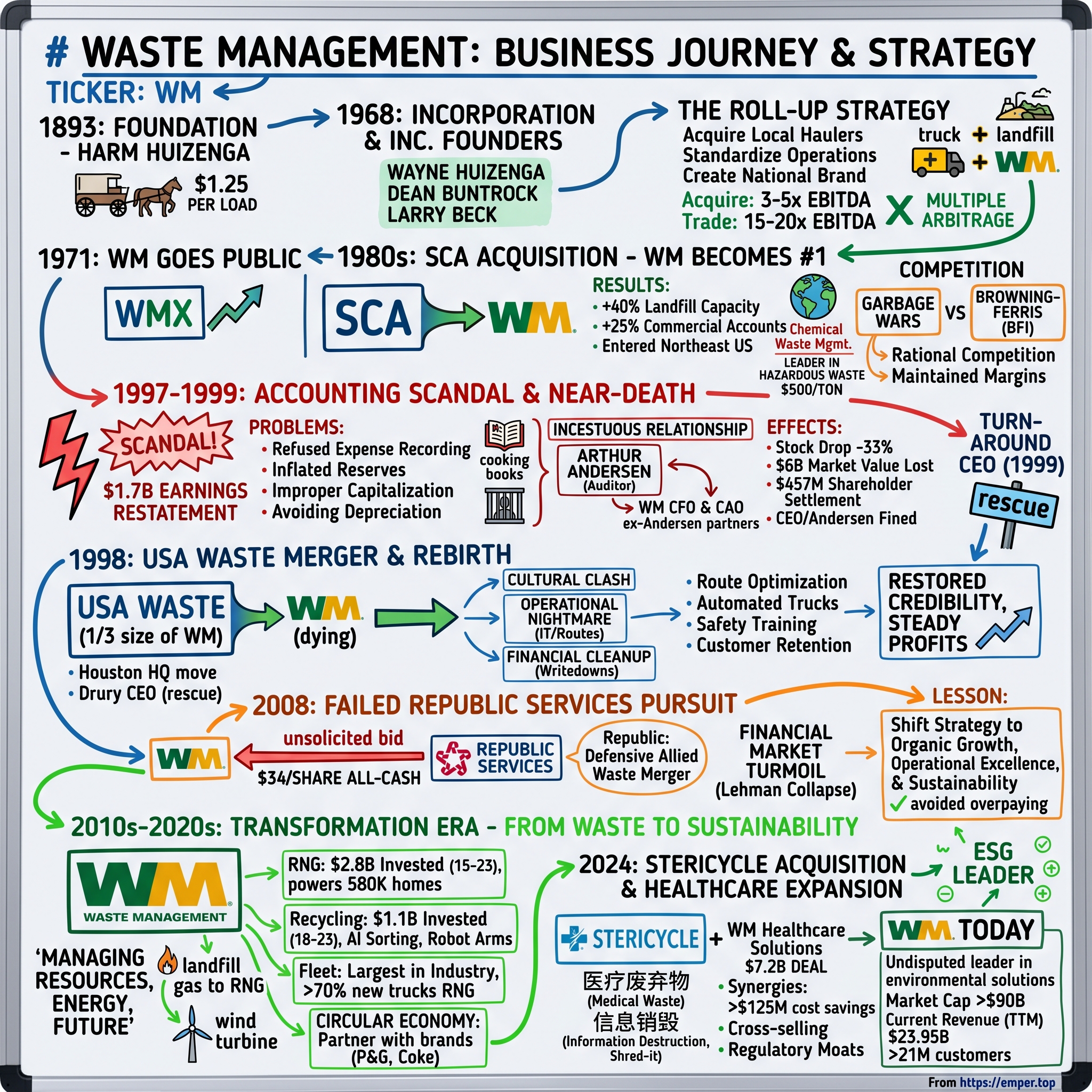 Waste Management visual story map