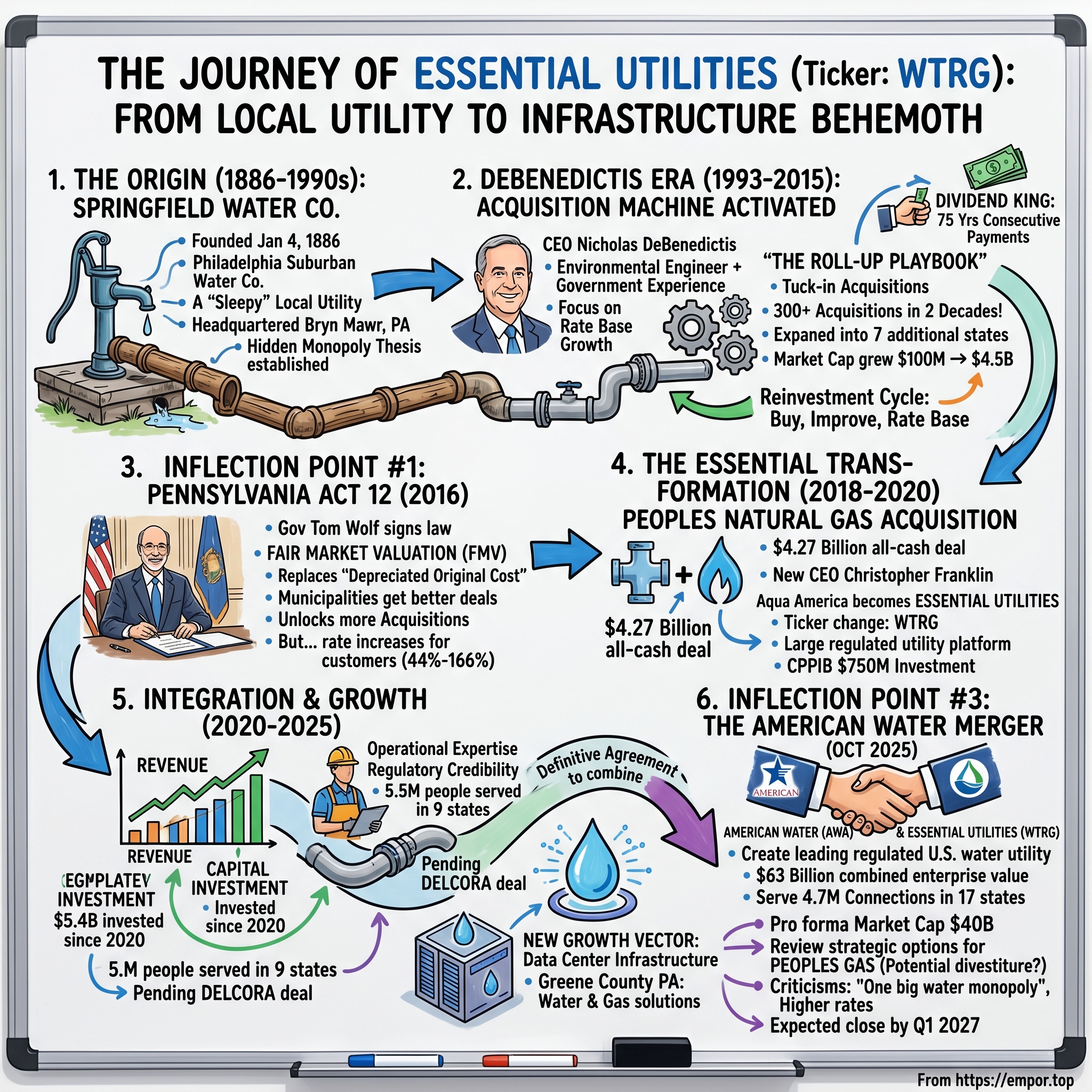 Essential Utilities visual story map