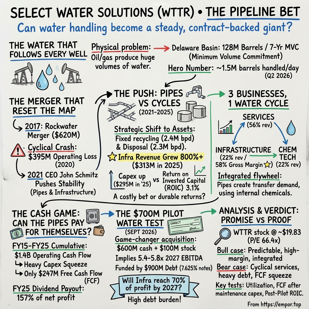 Select Water Solutions visual story map