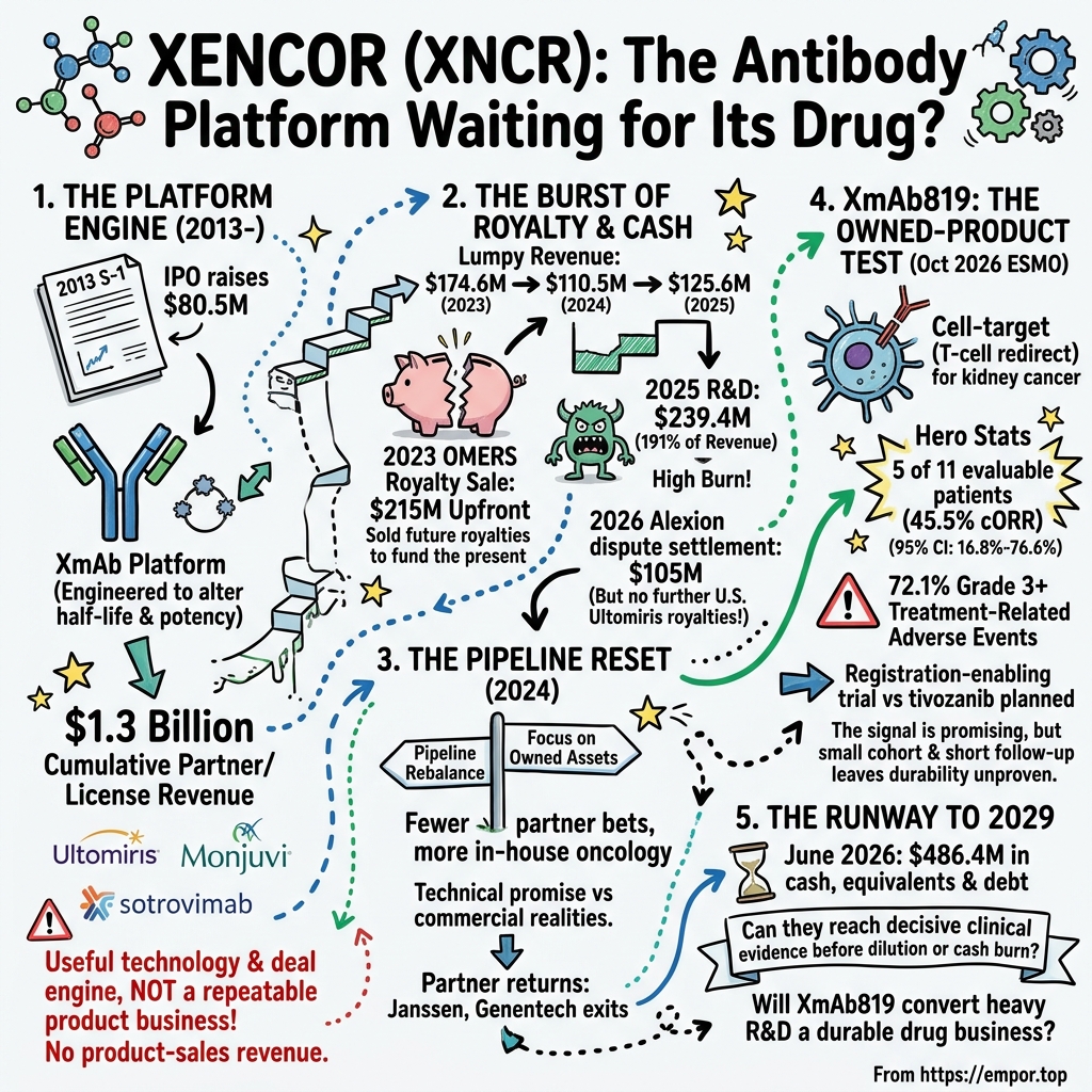 Xencor visual story map