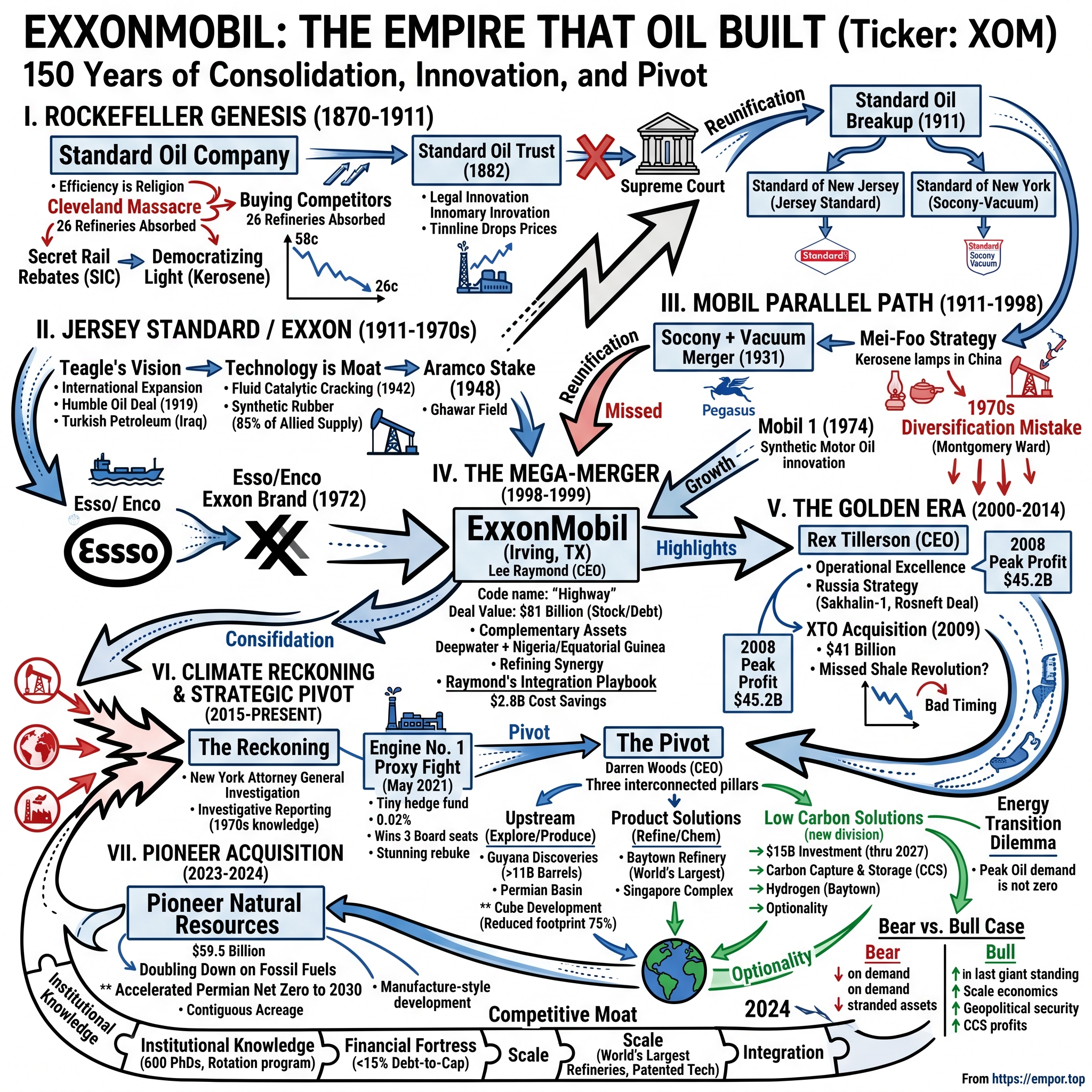 Exxon Mobil visual story map